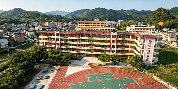 母校全新校园实拍风景